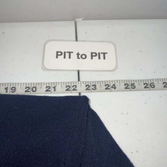 Barbour Men's Navy Blue v neck Cashmere wool Elbow Patch Tartan‎ size Med - Picture 3 of 8